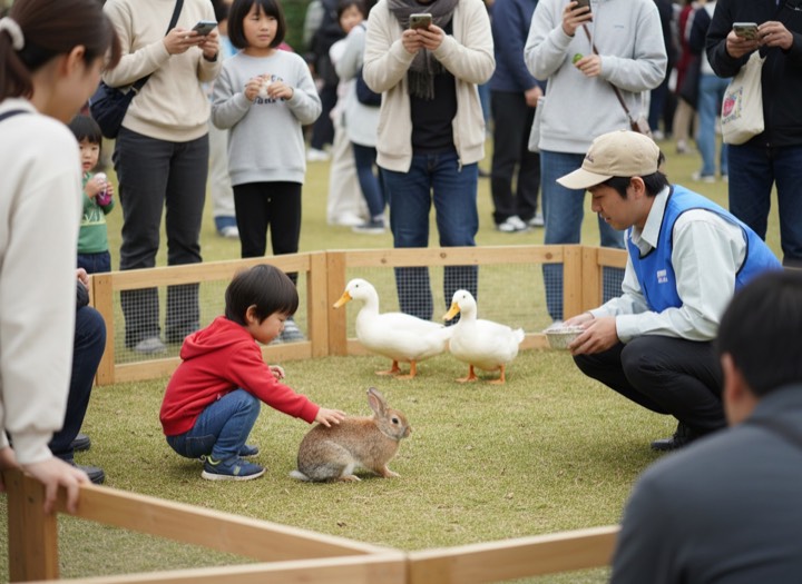 ふれあい動物コーナー（イメージ）